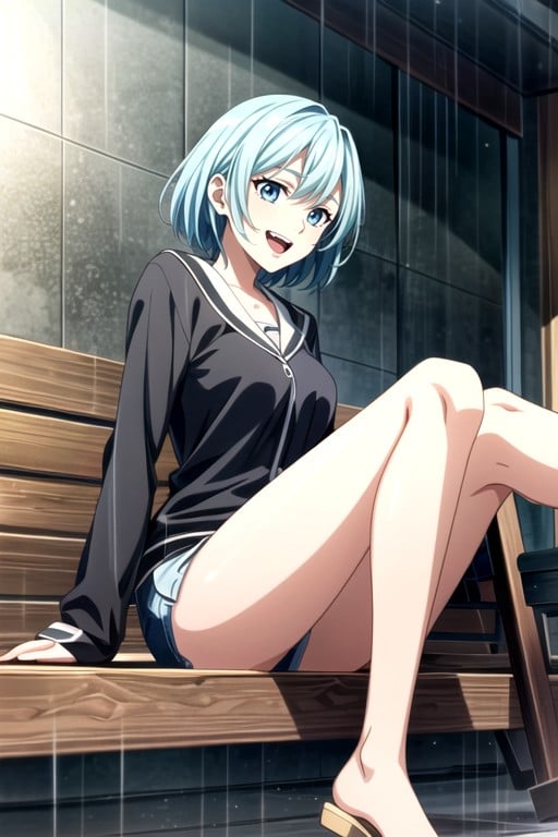 Screencap, Light Blue Hair, 18 Hentai AI Porn