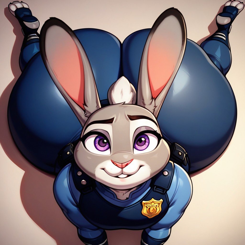 Judy Hopps, Huge Ass, Huge Ass Cheeks Pornografia de IA