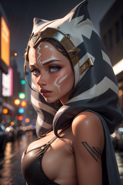 Corpo Todo, Ahsoka Tano (star Wars), Cidade Ciberpunk Pornografia de IA