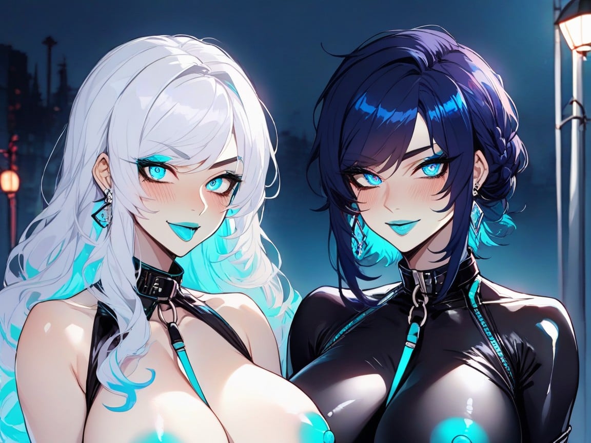 バストショット, Gelatinous Colored Nipples, Polarized Colored Eye ShadowヘンタイAIポルノ