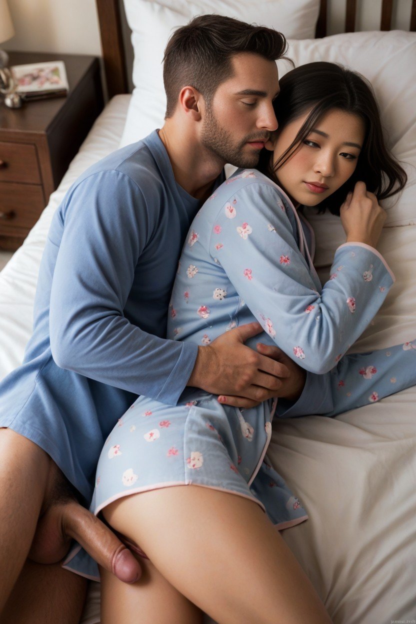 Man And Woman, Small Ass, Asian Shemale AI Porn