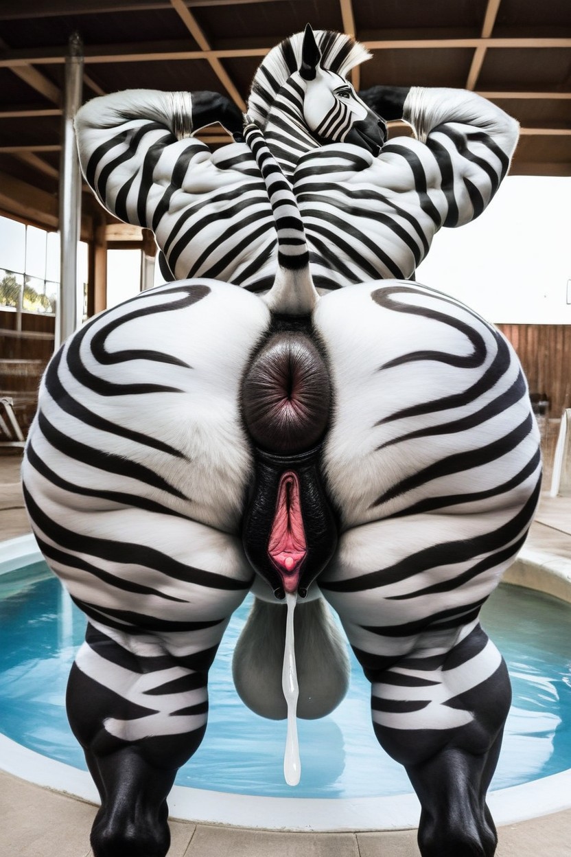 View From Behind, View From In Front, Giant Anus Furry AI Porn