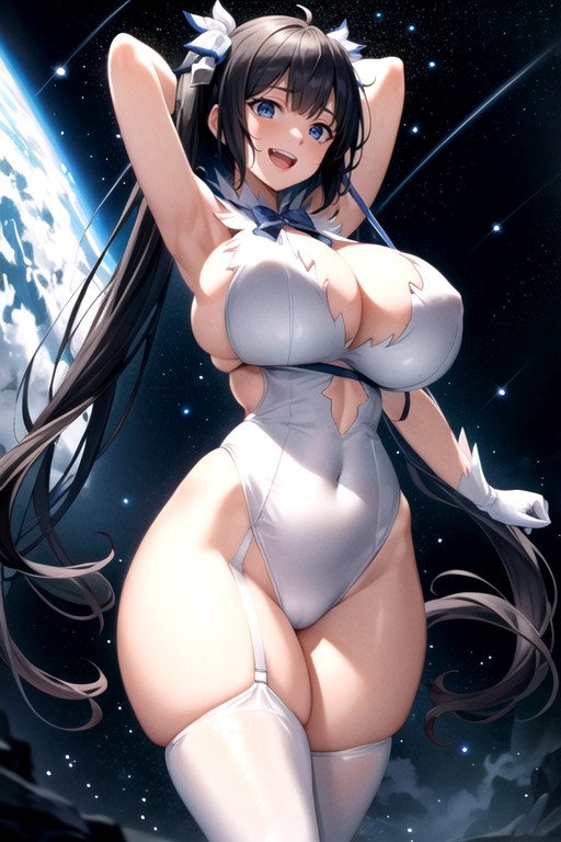 Seins Faux, Bikini, Science-fictionPorno IA Hentai