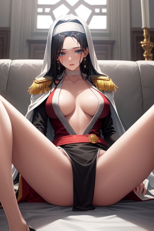 Boa Hancock (one Piece), Abertura De Pernas, Freira Hentai IA pornografia