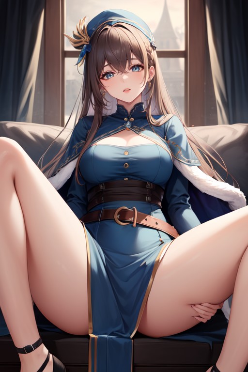 Juvia Lockser (fairy Tail), Mistress, Sitting Down Legs Spread Hentai AI Porn