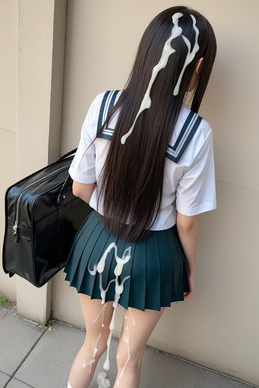 Shibuya Rin, Warking Away, Cum On ClothesファーリーAIポルノ