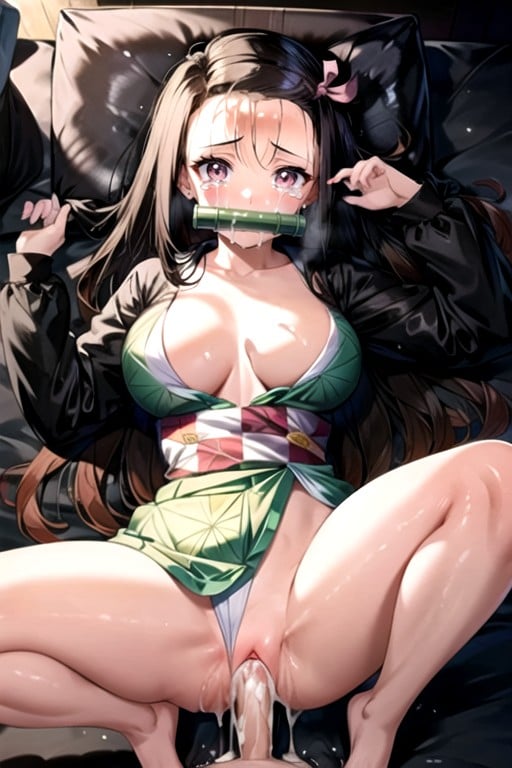 Bunda Arredondada, Nezuko (demon Slayer), Choro Travesti IA Pornô