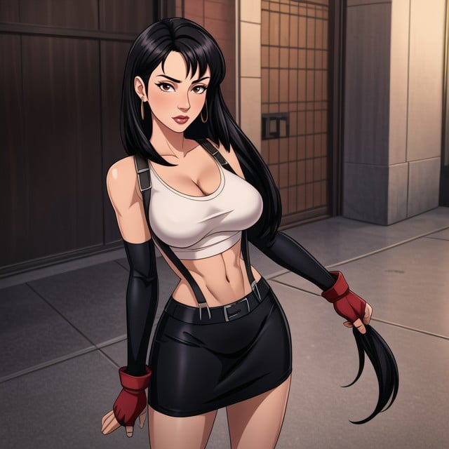 Poitrine Moyenne, Debout, Tifa Lockhart (final Fantasy)Porno IA