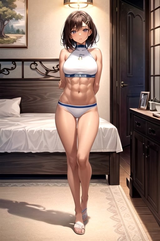 Brazos Detrás De La Espalda, En Forma, AmanecerPorno AI Hentai