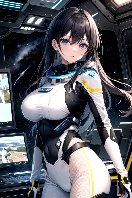 Space Suit, Harem, Spaceship Hentai AI Porn