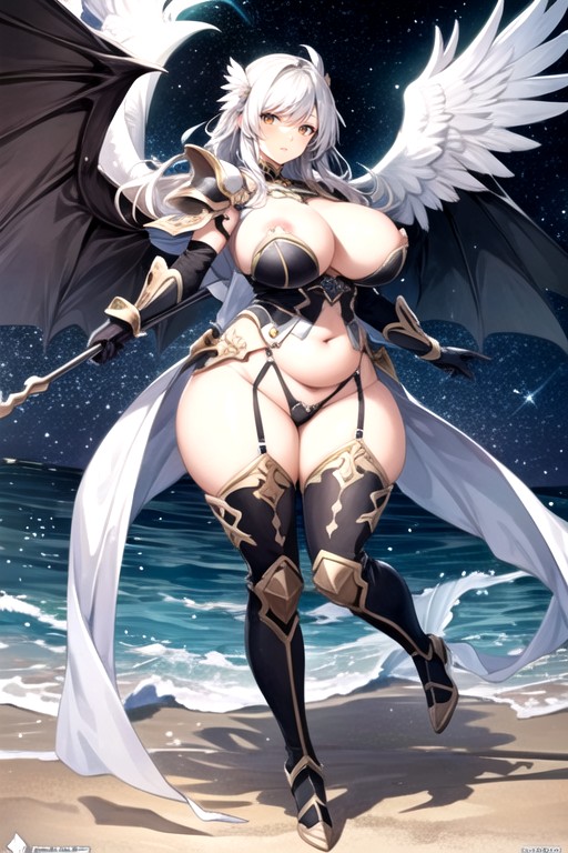 Moonstone Spear, Perky Breasts, Small Breast AI Porn