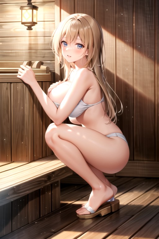 Volumetric, Raining, Sauna Hentai AI Porn