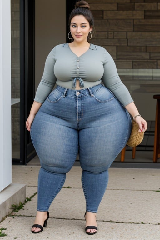 Long Jeans, Big Thick Thighs, SicilianPorno IA