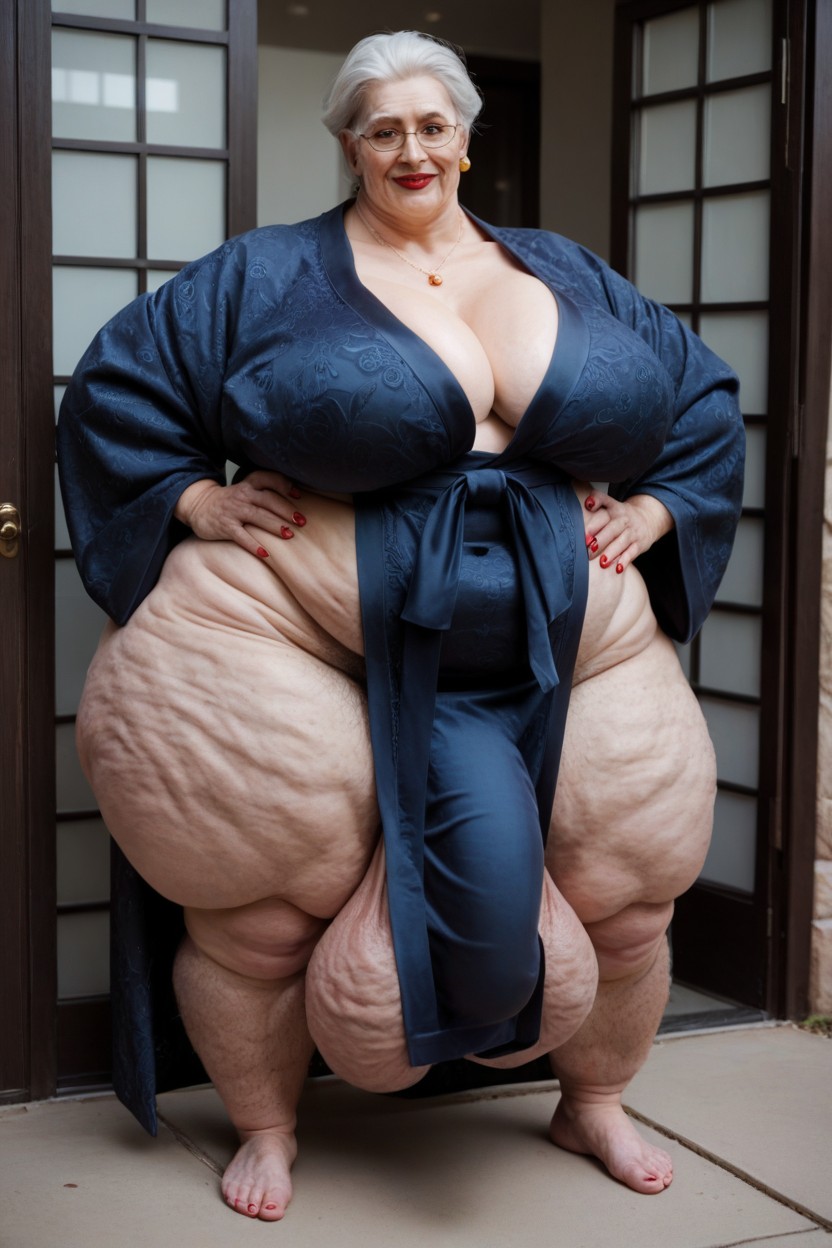 Gigantic Saggy Full Balls Obese, Hyper Pubic Hair, 60+ Shemale AI Porn