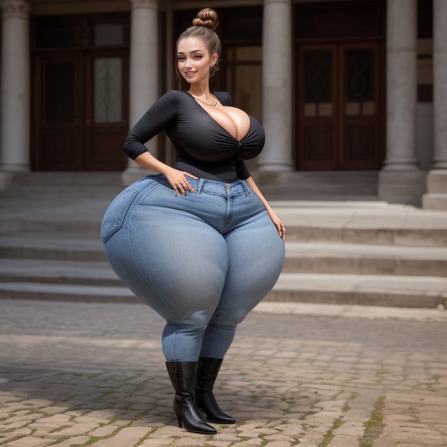 Thick Fupa, Extra Thick, Sicilian AI Porn