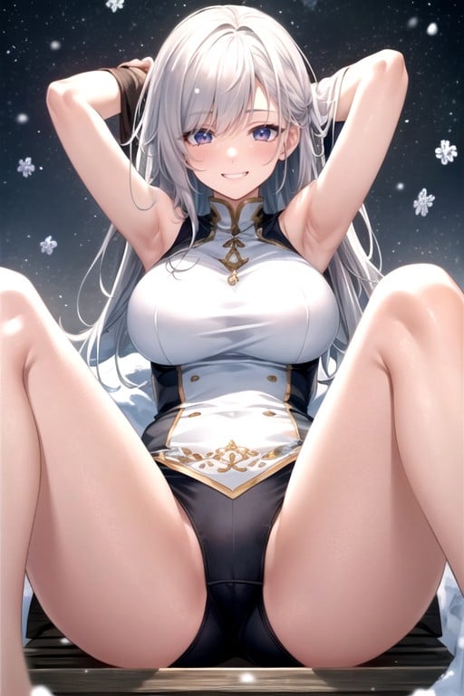 Il Neige, 60+, Vue De FacePorno IA Hentai