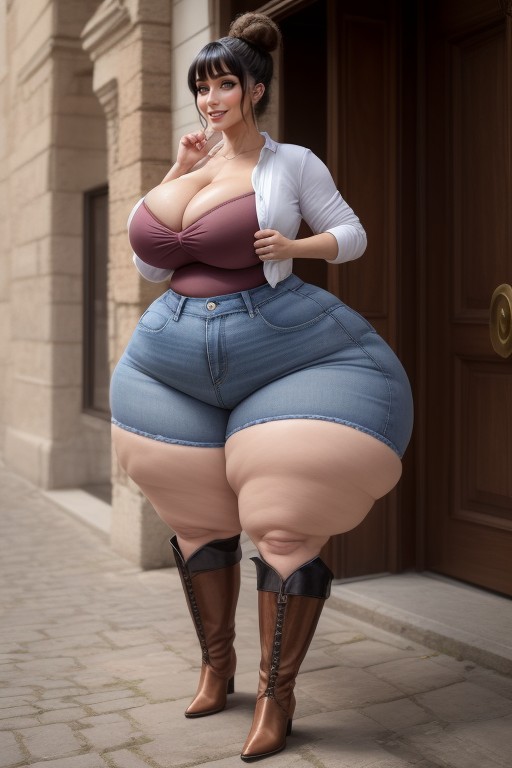 Hyper Bottom Heavy, Model, Ssbbw AI Porn