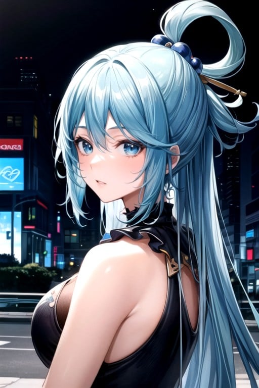 Aqua (konosuba)Porno IA de transexuales