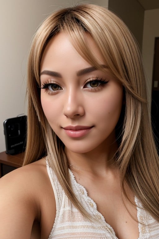 Americana, Gyaru, Primeiro Plano Travesti IA Pornô