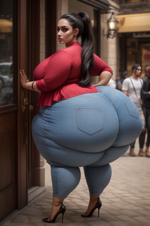 Milf, Double Wide Hips, Thick Fupa AI Porn