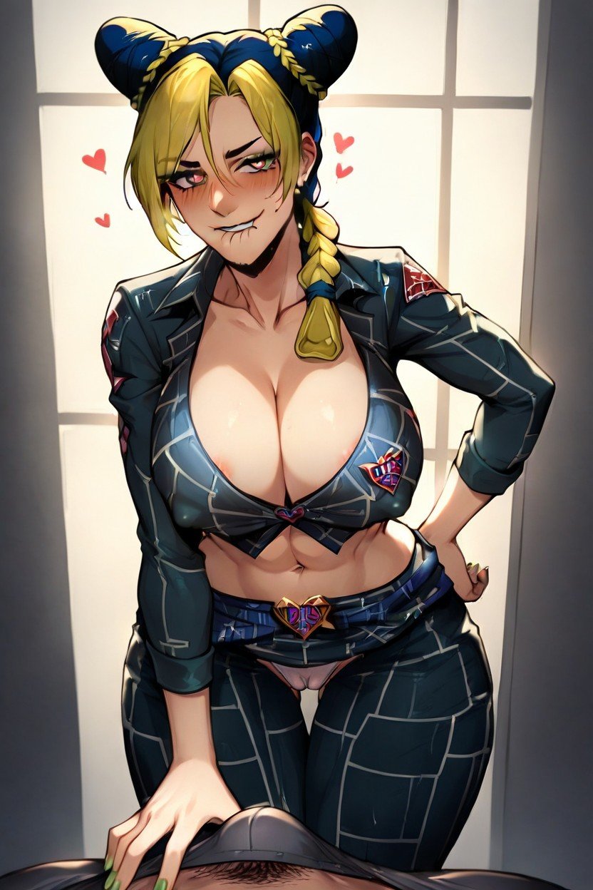 Cleavage, Love Hearts, Exposed Midriff AI Porn