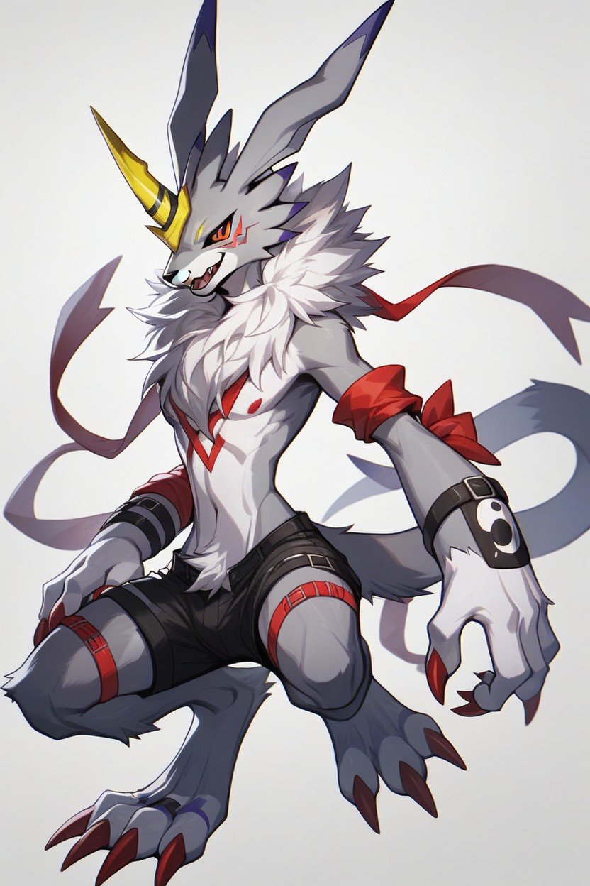 Claws, Gazimon, DigimonAIポルノ