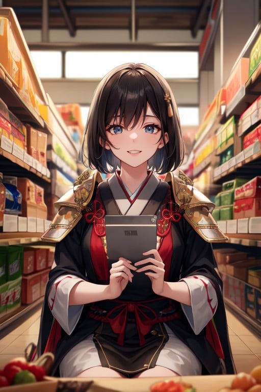 Samurai, Grocery, Happy AI Porn