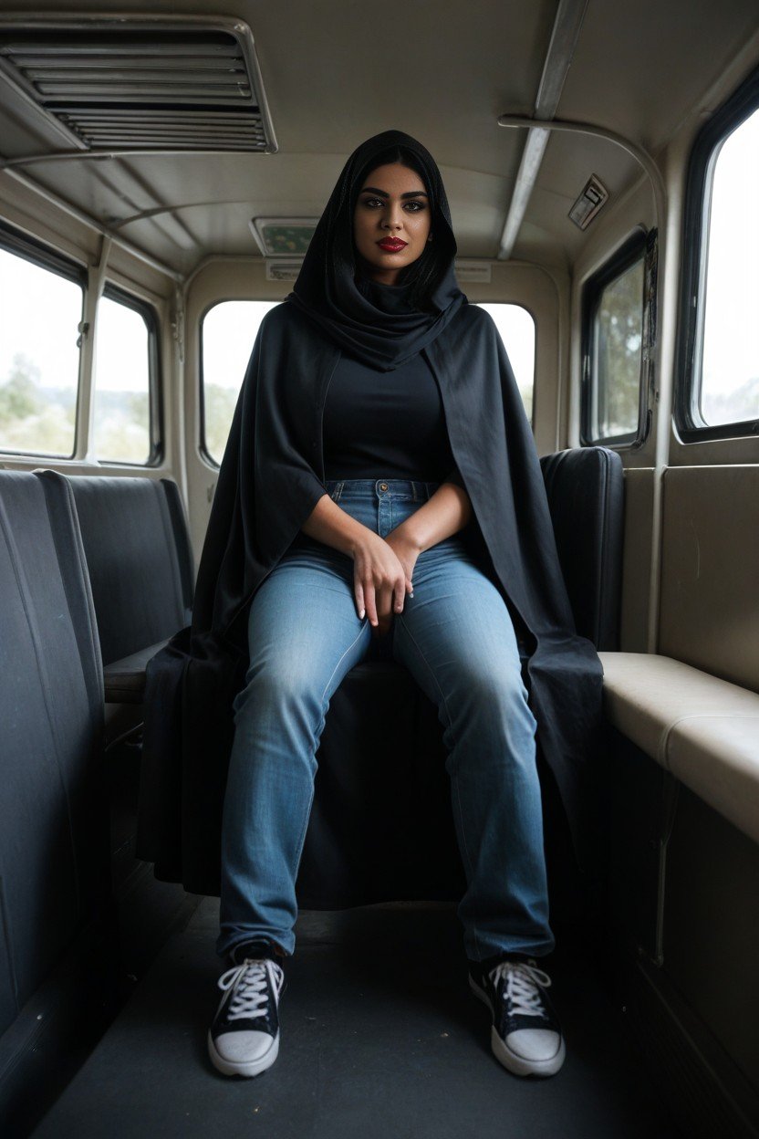 Iphone, Muslim Woman, Black EyesPorno IA transsexuelle