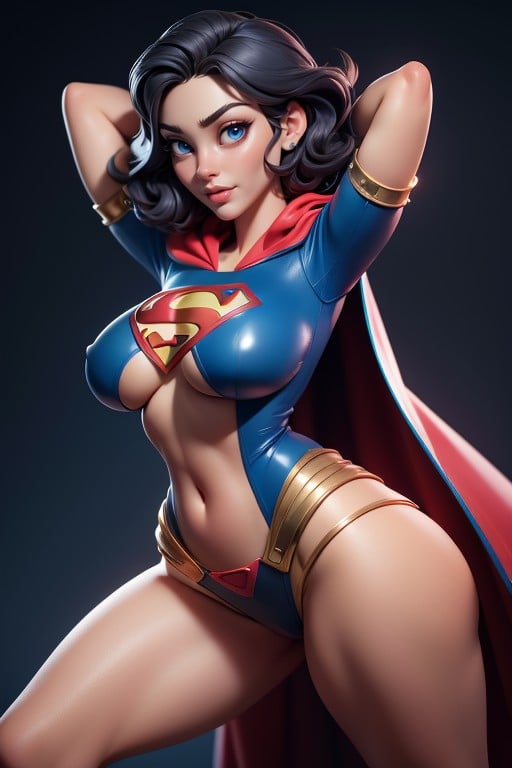 Super Woman, Ass Exposed, Arms ForwardPorno AI