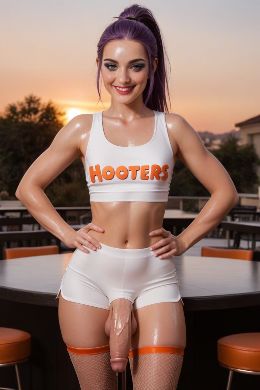 Mascara, Horny, Face Shemale AI Porn