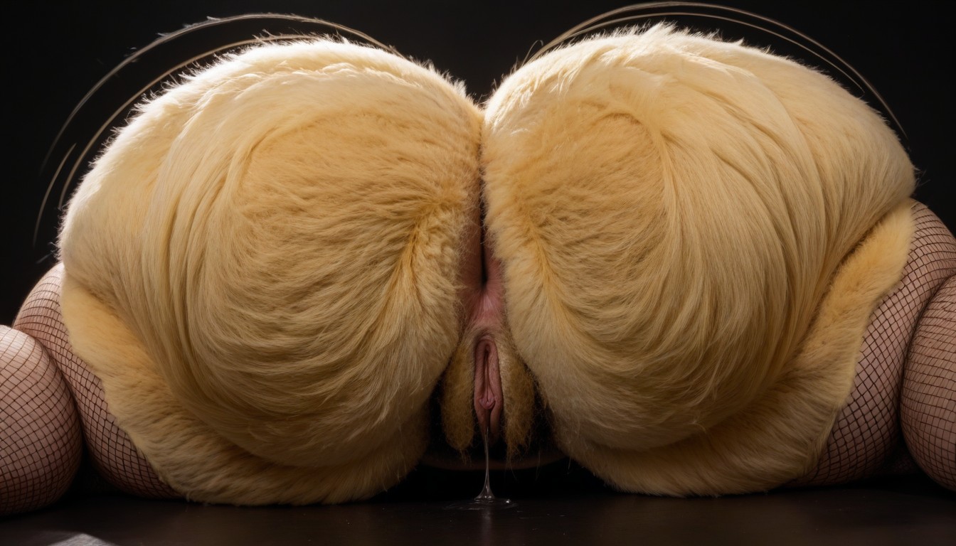 Fur Coat, Bounce Lines, Muscular AI Porn