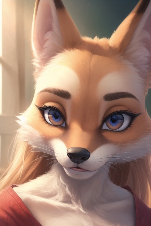 Woman Woman Red Fox From Zootopia퍼리 AI 포르노