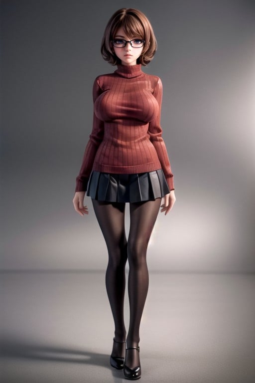 Add Detail, Velma (scooby Doo), 3d AI Porn