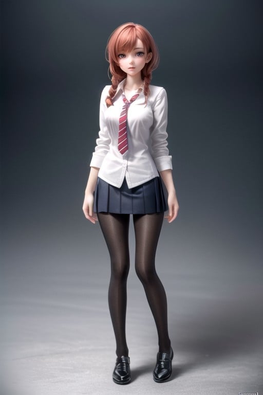 Wearing Tie, Wearing Tights, Wearing Office ShirtPorno AI