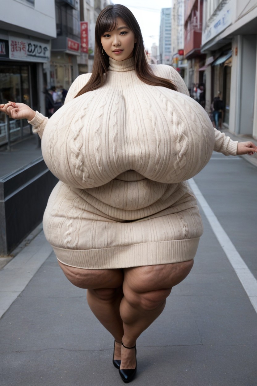 Massive Breast, Ssbbw, Long Legs AI Porn