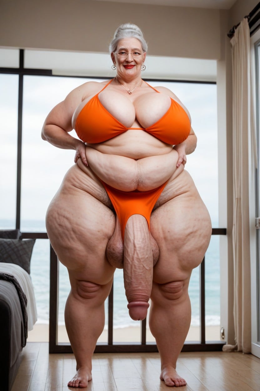 Natural Breast, Natural Saggy Breast, 60+ Shemale AI Porn