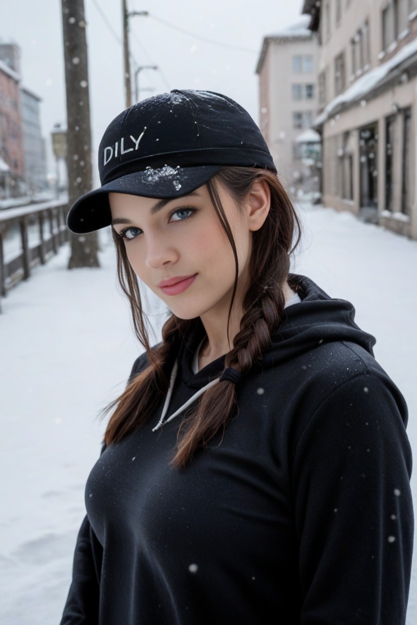 Sweater, Blushing, Small Ass AI Porn