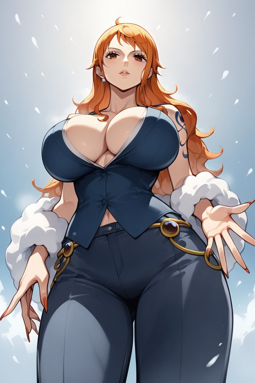 Nami On One Piece, 下視角, OrgasmeAI黃片