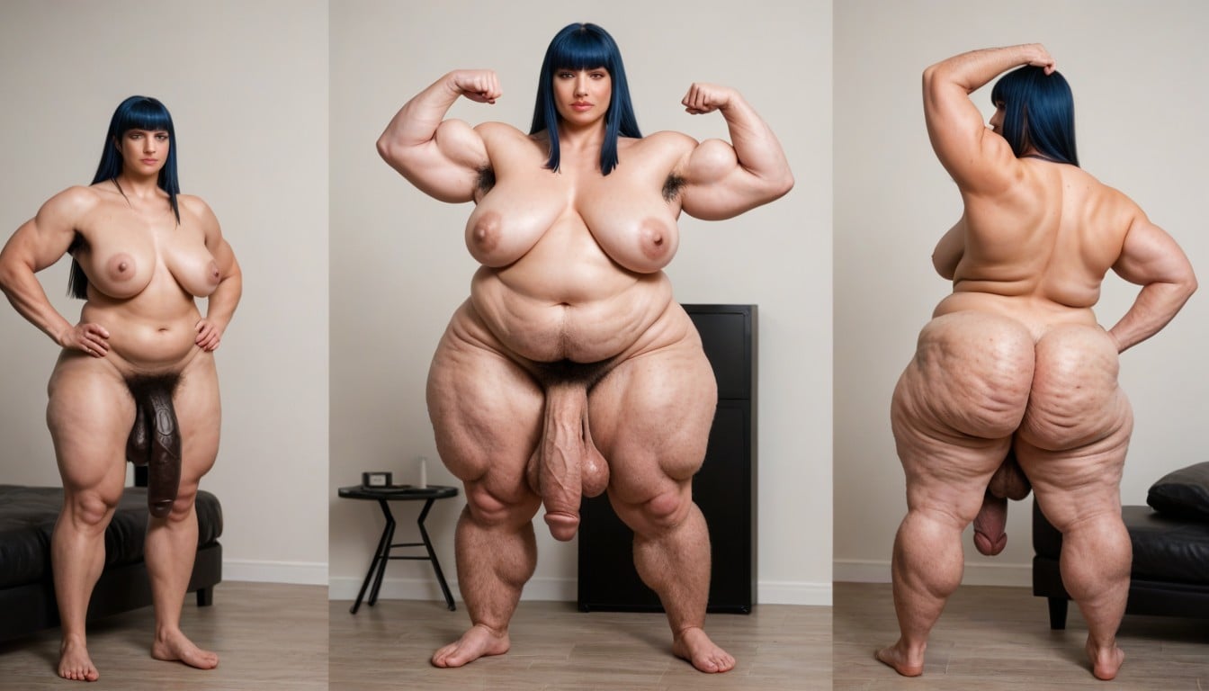 Hairy, Bang, Pubic Hair Shemale AI Porn