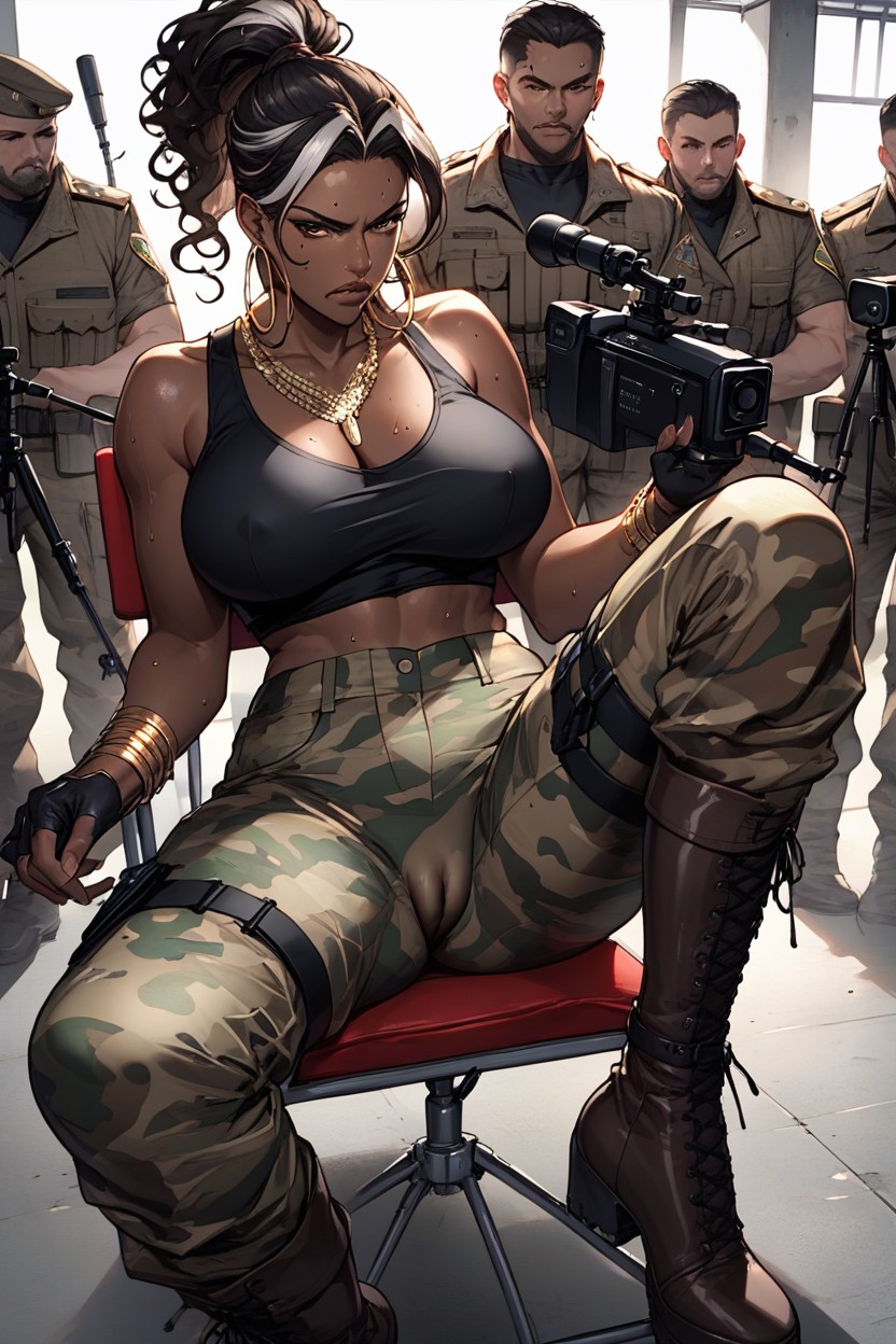 Prison, Night, Camel Toe Pussy Hentai AI Porn