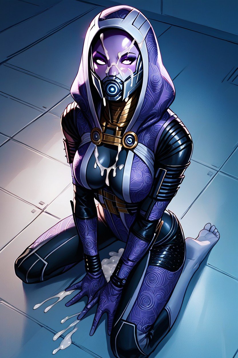 Bukakke, Mass Effect, Tali'zorah From Mass Effect Hentai AI Porn