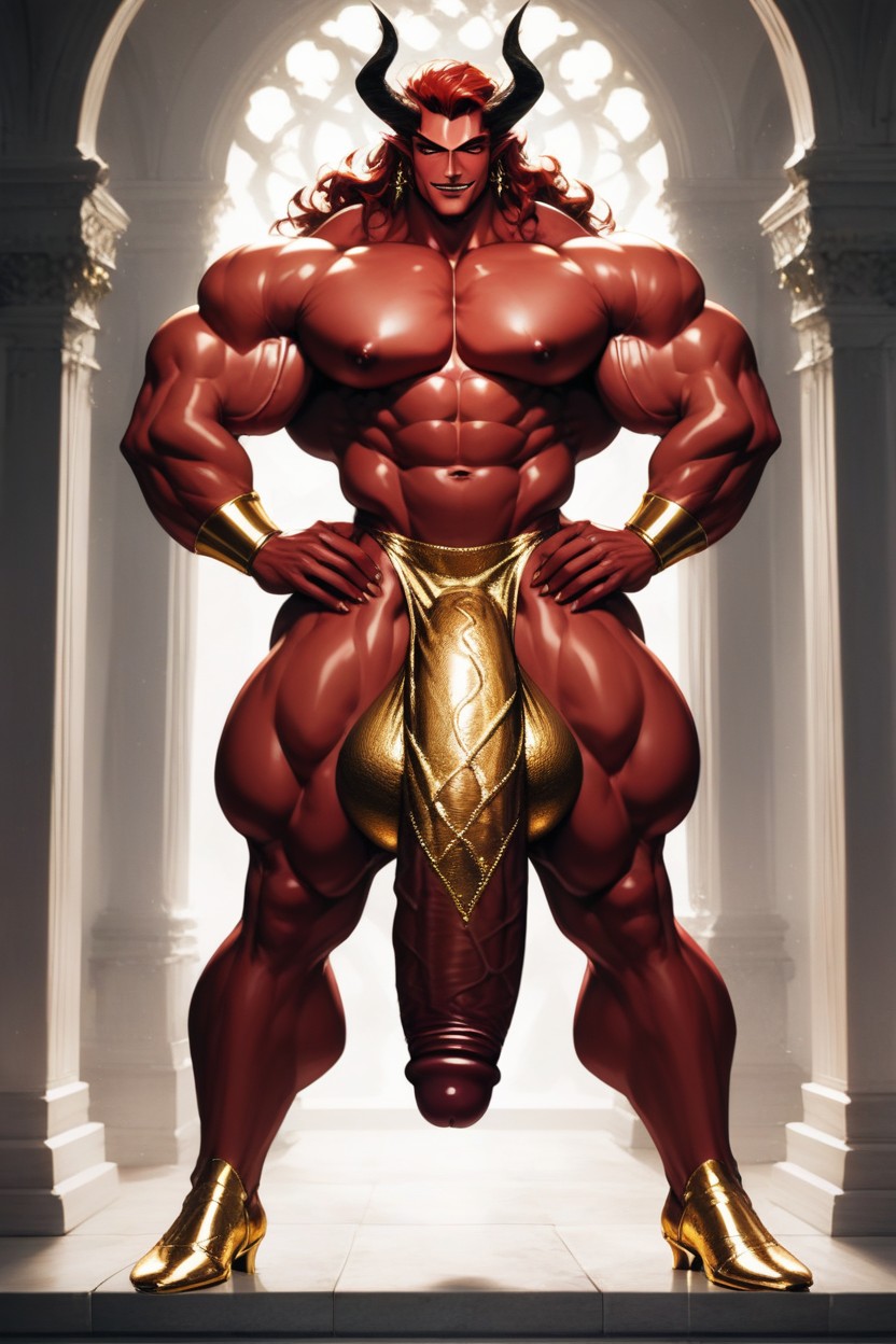 Extremely Large Ass, 20s, Gigic Cock AI Gay Porn