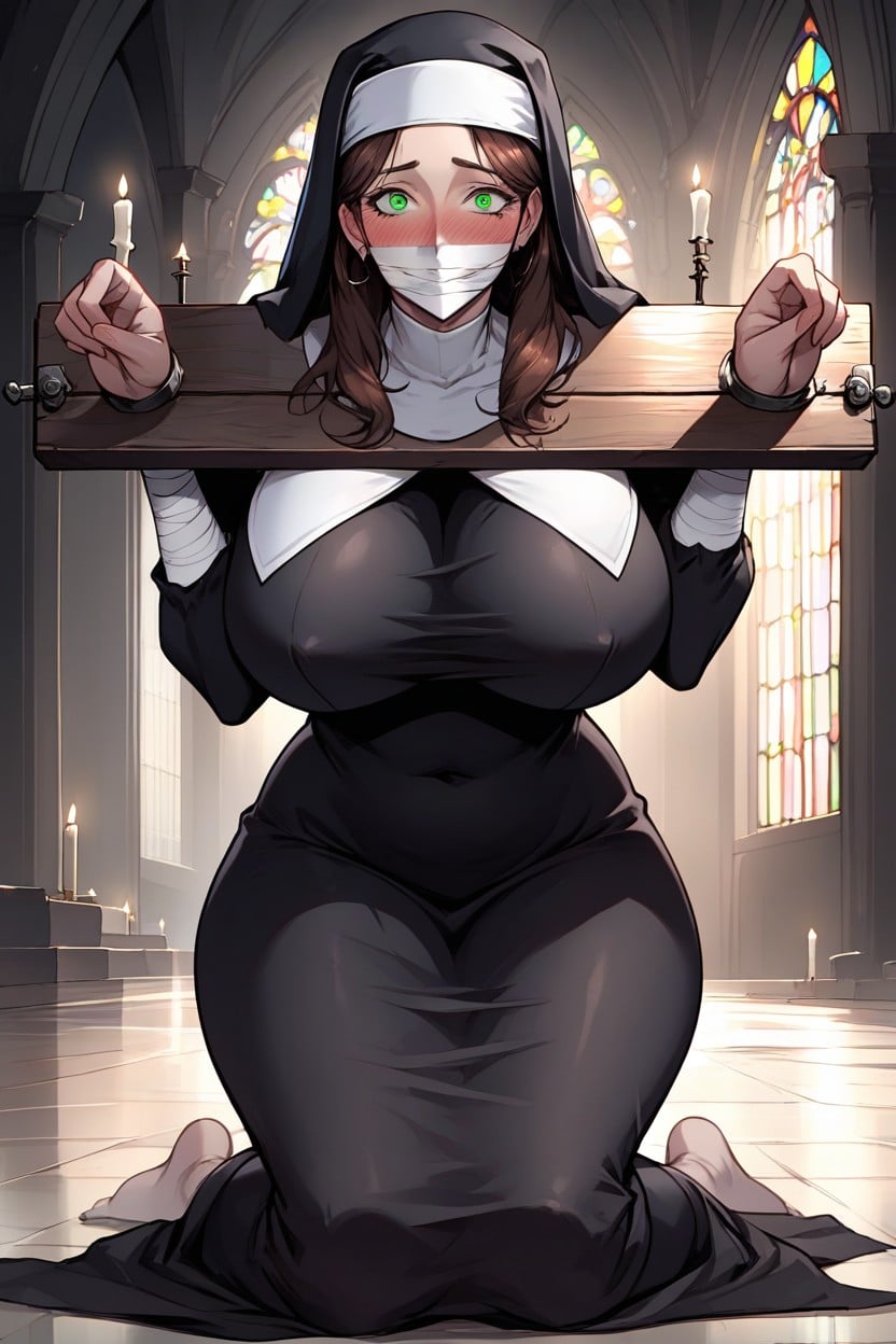Detailed, Kneeling, 50+ Hentai AI Porn