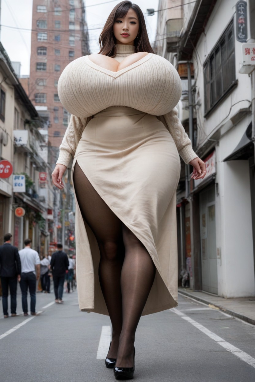 Giant Insane Massive Gigantic Breasts, 18, Massive Breast AI Porn