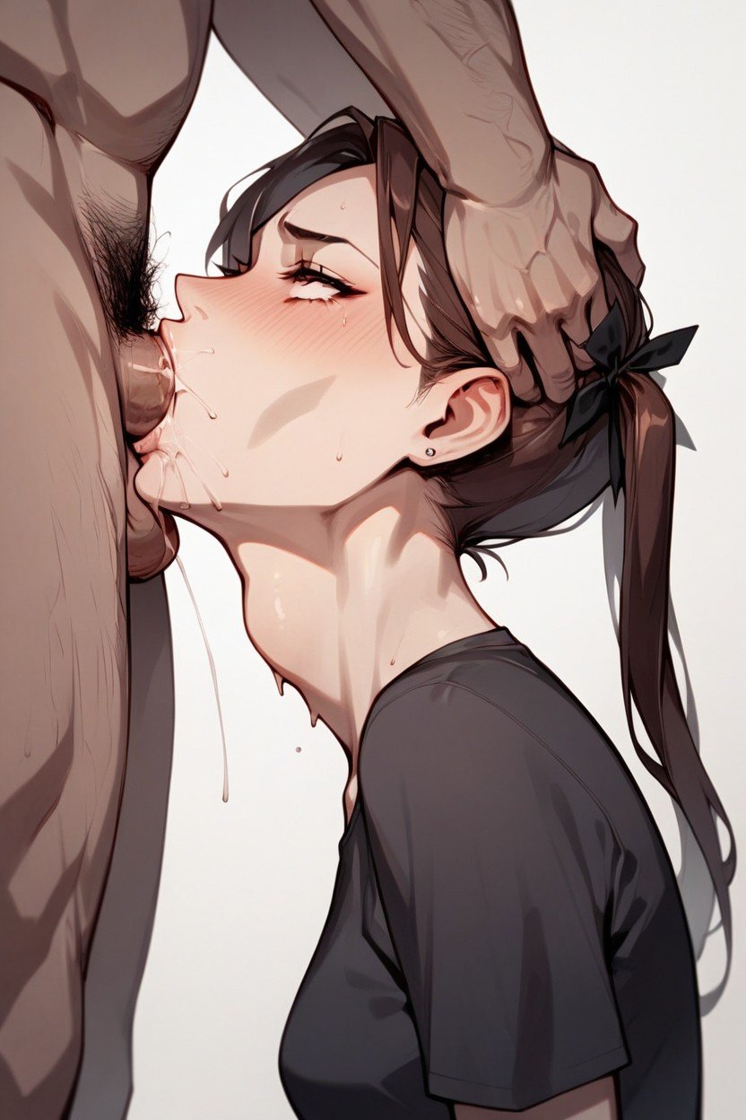 Throat Pounding, Throat Fuck, PigtailsAI黃片