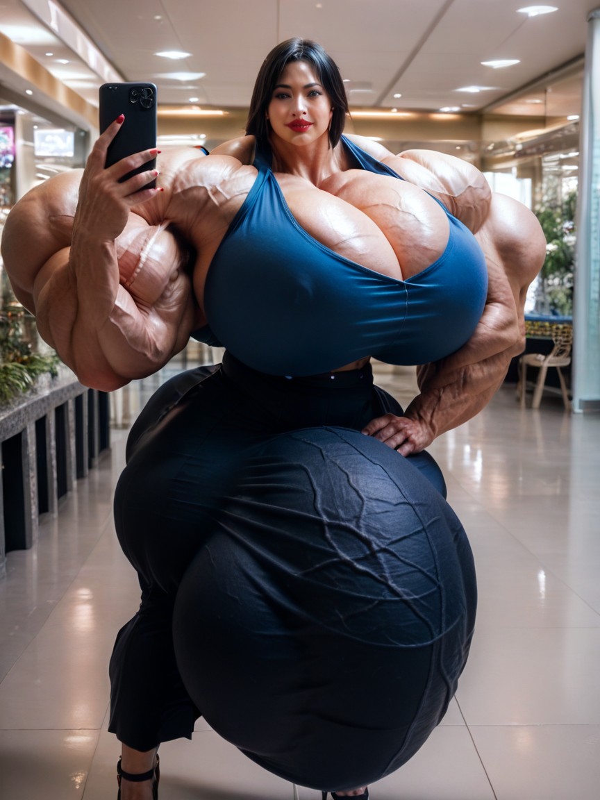 Hyper Gigantic Massive Penis, Selfie, Gigantic Shemale AI Porn