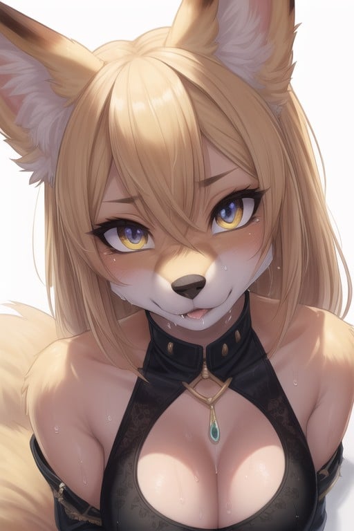 Gyaru, Buzzcut, VerschwitztFurry KI Porno