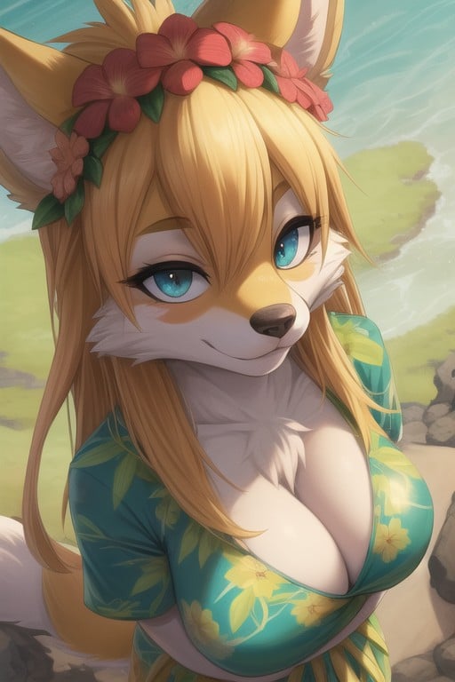 Top Down, Thick, Close Up Furry AI Porn