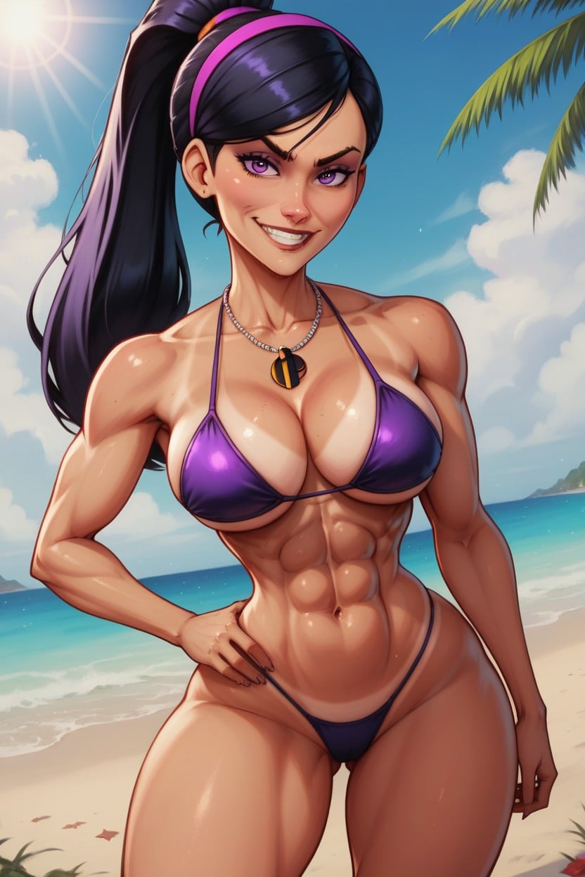 Beautiful Face, Perfect Skin Complexion, Cleavage AI Porn