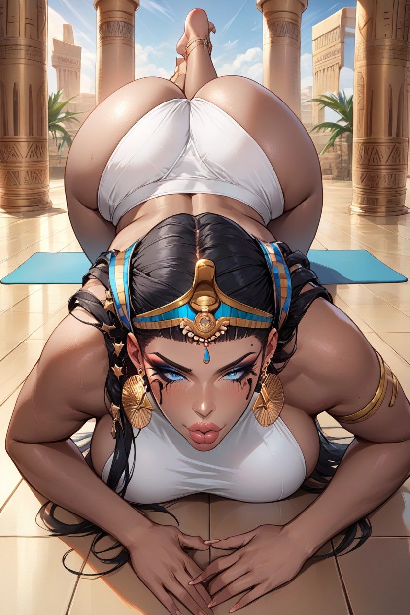 Round Bubble Butt, Perfect Tits, Cleopatra AI Porn